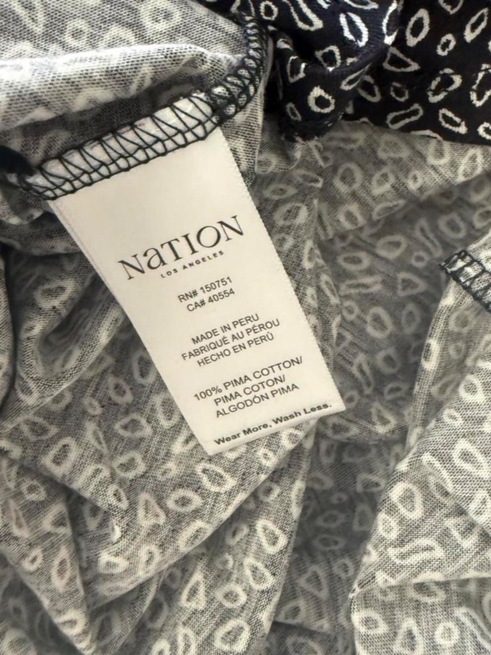 nation ltd dress 100% pima cotton size small $169 retail - Picture 5 of 6